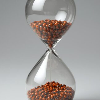 sablier remplis de coccinelles
